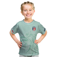 Custom France Coq Gaulois Heritage Kid T Shirt Allez les Bleus Aux Armes