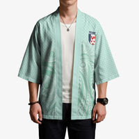 Custom France Coq Gaulois Heritage Kimono Allez les Bleus Aux Armes