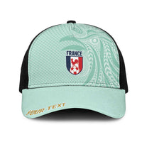 Personalized France Coq Gaulois Heritage Mesh Trucker Cap Allez les Bleus Aux Armes