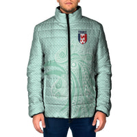 Custom France Coq Gaulois Heritage Padded Jacket Allez les Bleus Aux Armes