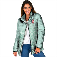 Custom France Coq Gaulois Heritage Padded Jacket Allez les Bleus Aux Armes