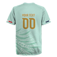 Custom France Coq Gaulois Heritage Rugby Jersey Allez les Bleus Aux Armes