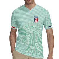Custom France Coq Gaulois Heritage Rugby Jersey Allez les Bleus Aux Armes