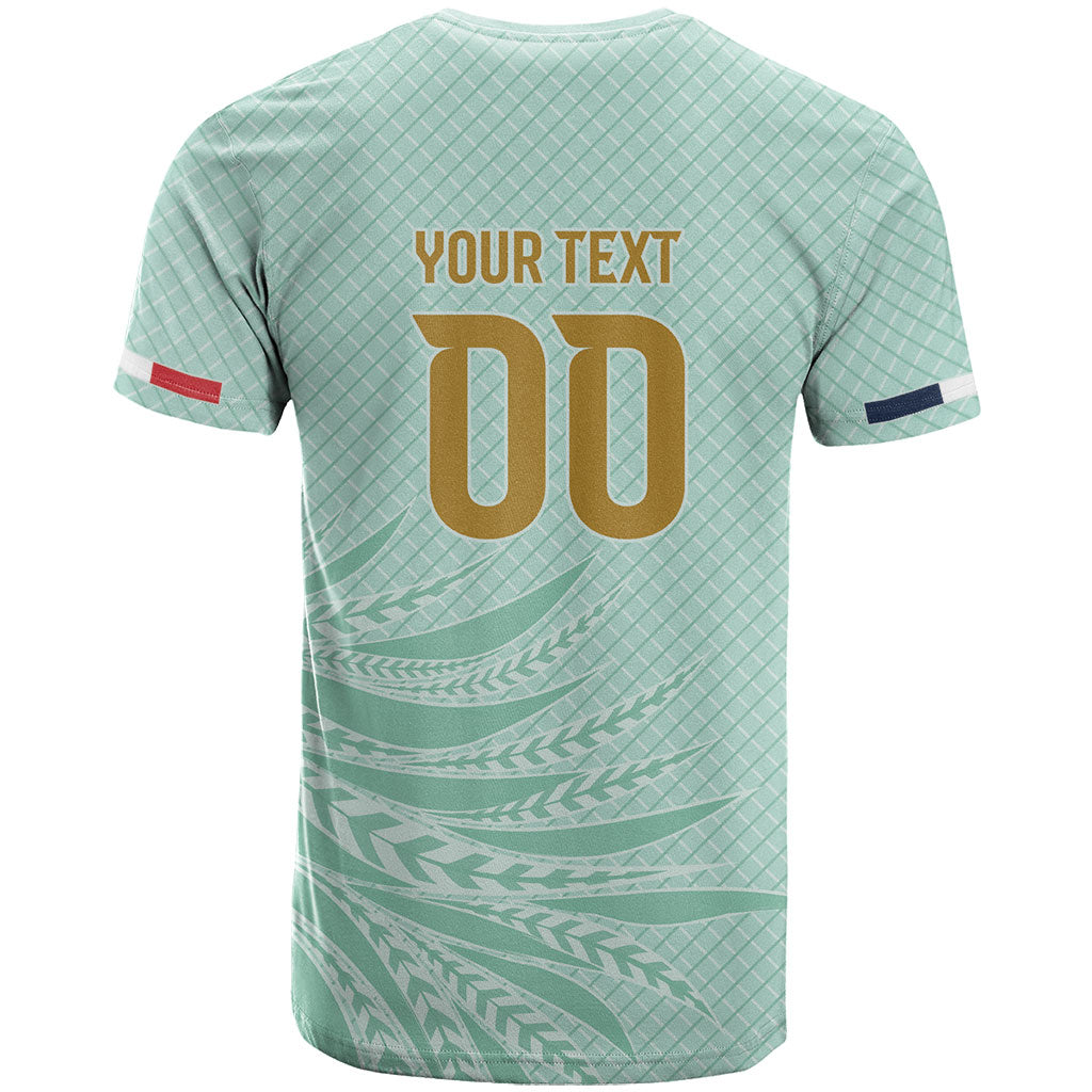 Custom France Coq Gaulois Heritage T Shirt Allez les Bleus Aux Armes