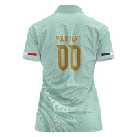 Custom France Coq Gaulois Heritage Women Polo Shirt Allez les Bleus Aux Armes