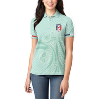 Custom France Coq Gaulois Heritage Women Polo Shirt Allez les Bleus Aux Armes