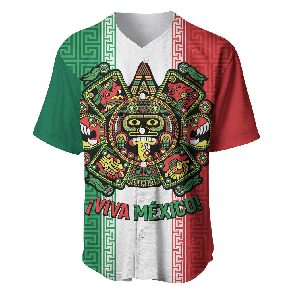 Custom Mexico Aztec Eagle Heritage Baseball Jersey iViva Mexico Canta y no llores