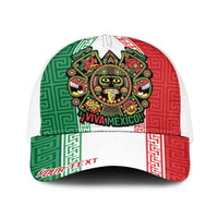 Personalized Mexico Aztec Eagle Heritage Baseball Net Cap iViva Mexico Canta y no llores