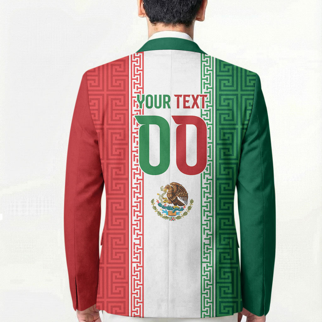 Custom Mexico Aztec Eagle Heritage Blazer iViva Mexico Canta y no llores