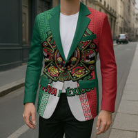 Custom Mexico Aztec Eagle Heritage Blazer iViva Mexico Canta y no llores