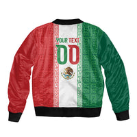 Custom Mexico Aztec Eagle Heritage Bomber Jacket iViva Mexico Canta y no llores