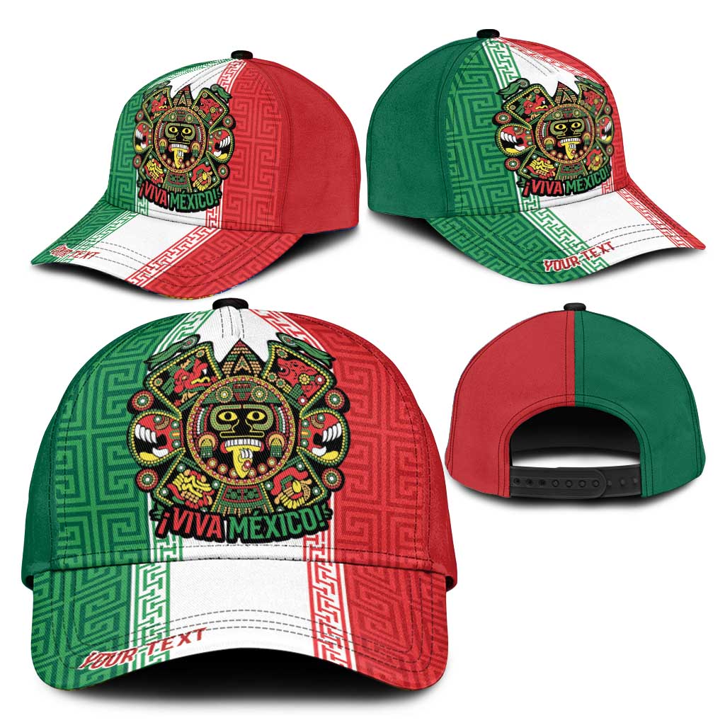 Personalized Mexico Aztec Eagle Heritage Classic Cap iViva Mexico Canta y no llores