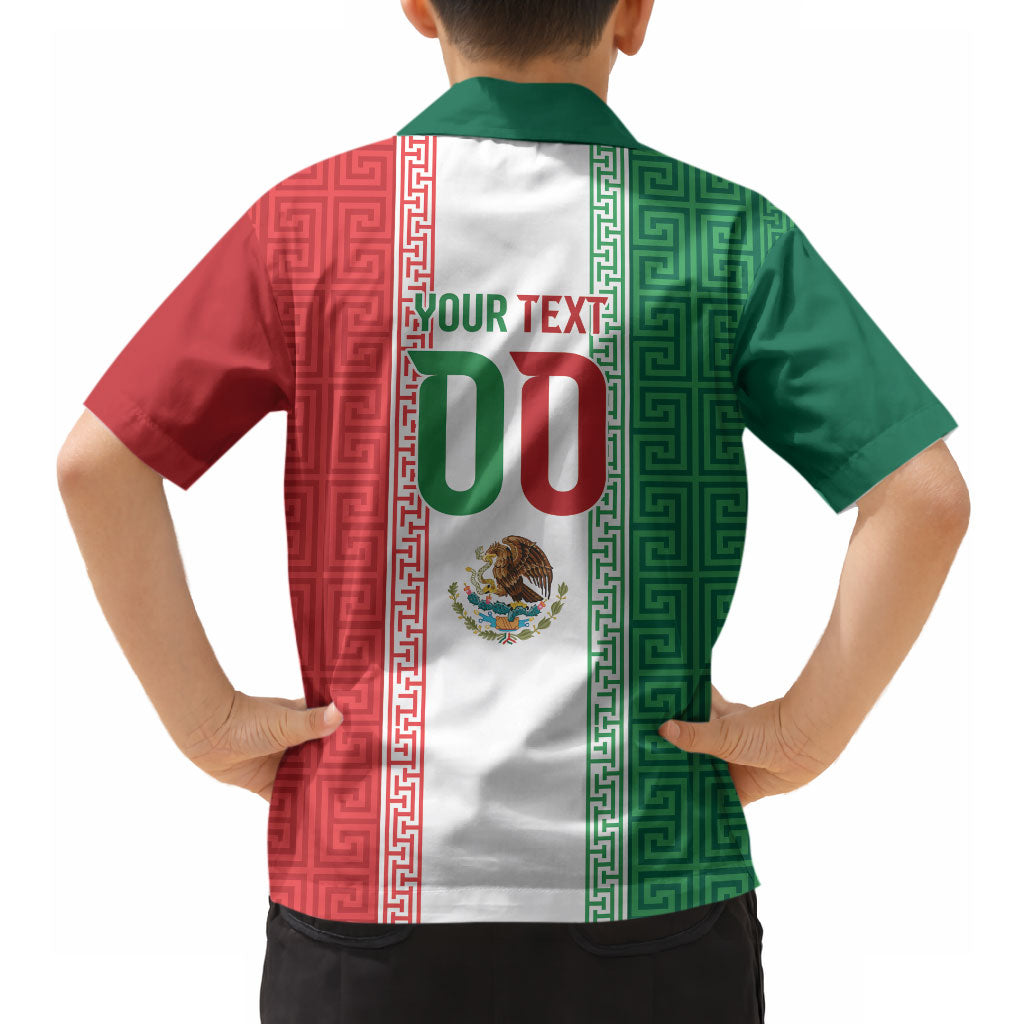 Custom Mexico Aztec Eagle Heritage Hawaiian Shirt iViva Mexico Canta y no llores