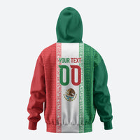 Custom Mexico Aztec Eagle Heritage Hoodie iViva Mexico Canta y no llores