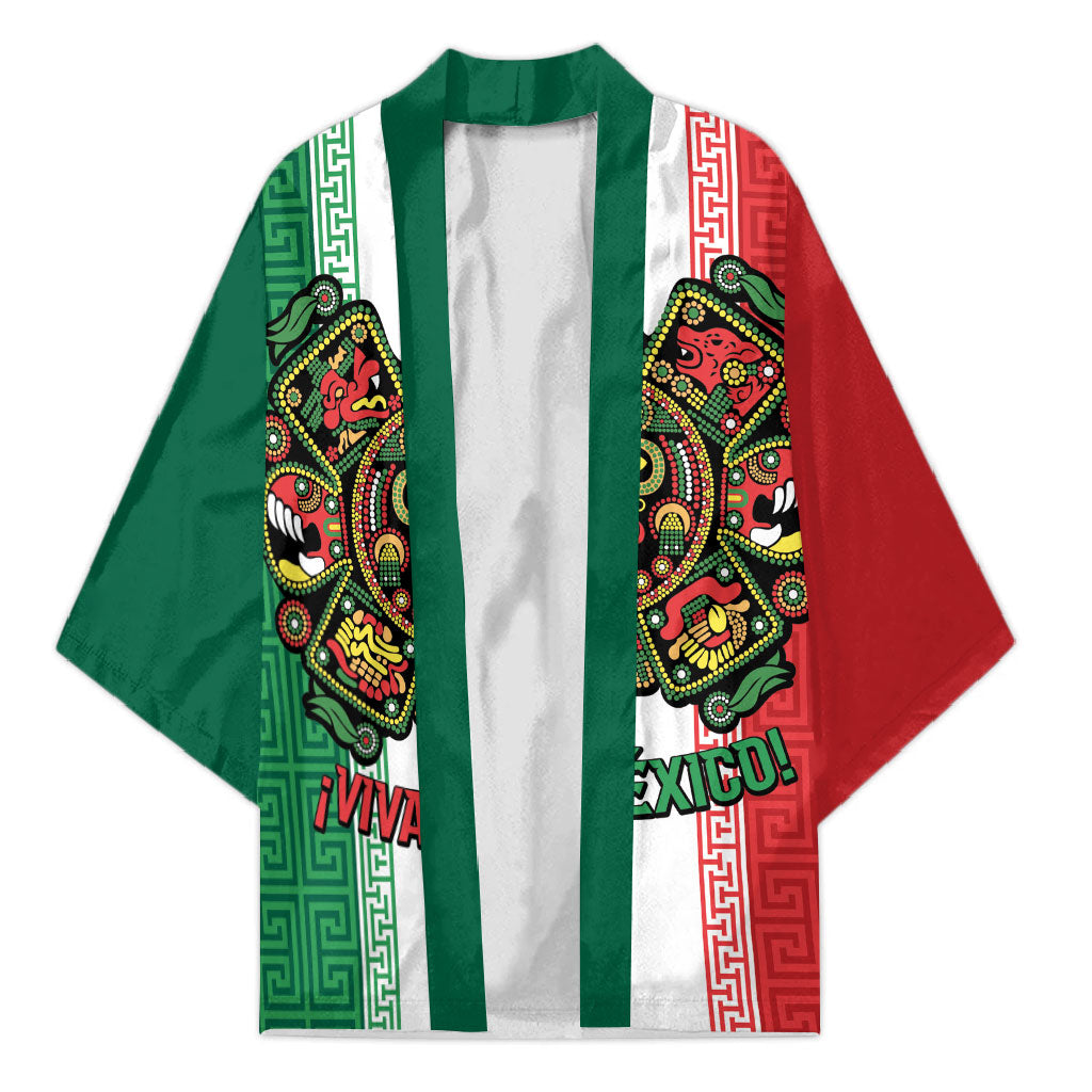Custom Mexico Aztec Eagle Heritage Kimono iViva Mexico Canta y no llores