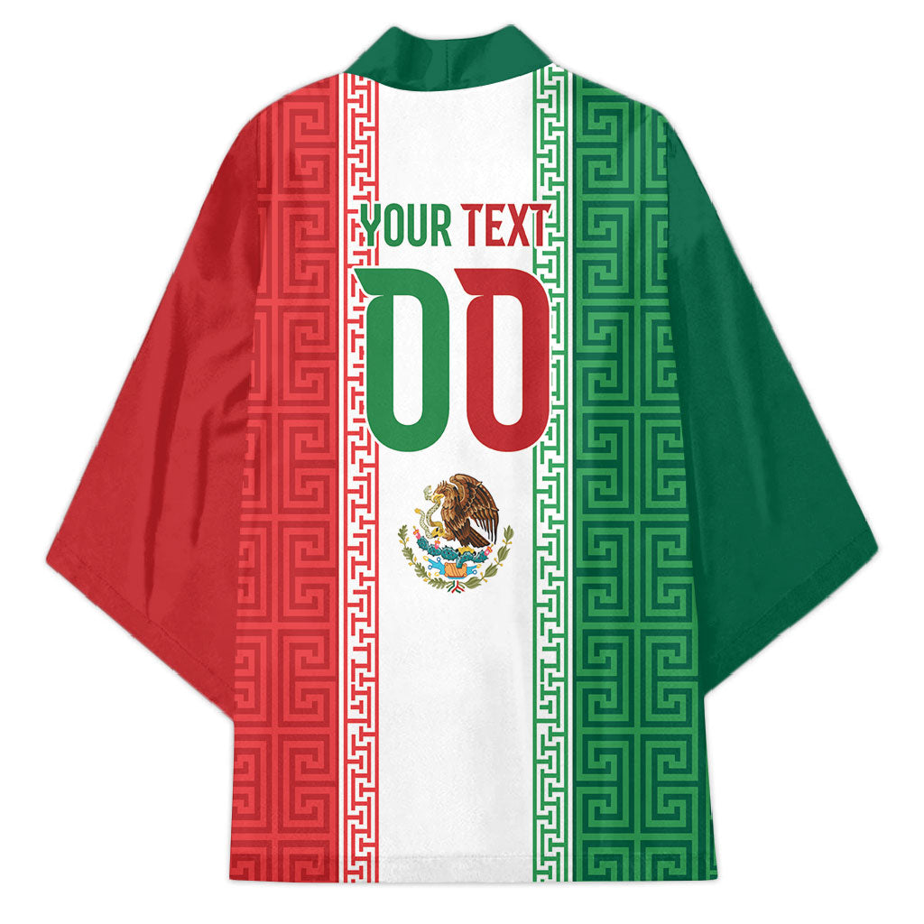 Custom Mexico Aztec Eagle Heritage Kimono iViva Mexico Canta y no llores