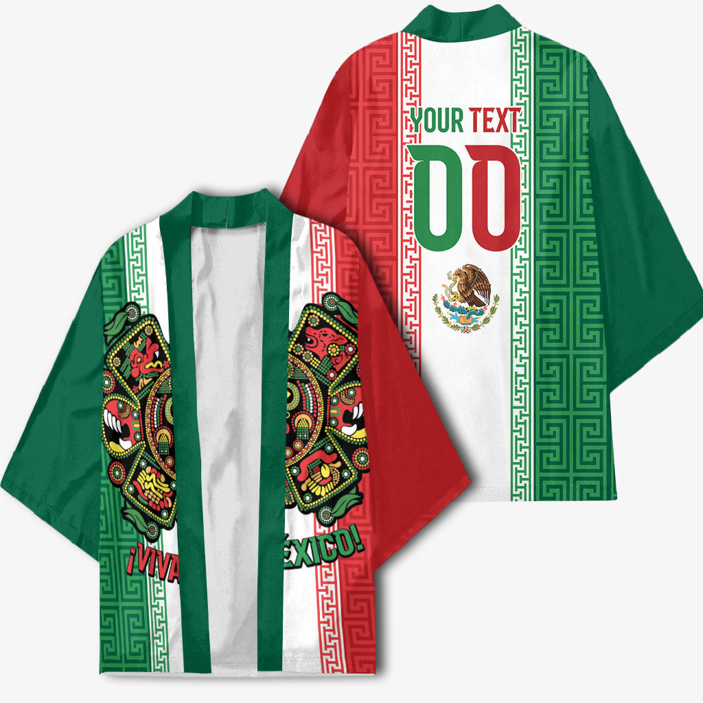 Custom Mexico Aztec Eagle Heritage Kimono iViva Mexico Canta y no llores
