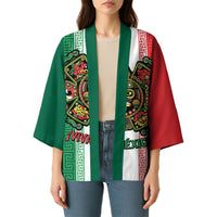 Custom Mexico Aztec Eagle Heritage Kimono iViva Mexico Canta y no llores