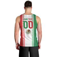Custom Mexico Aztec Eagle Heritage Men Tank Top iViva Mexico Canta y no llores