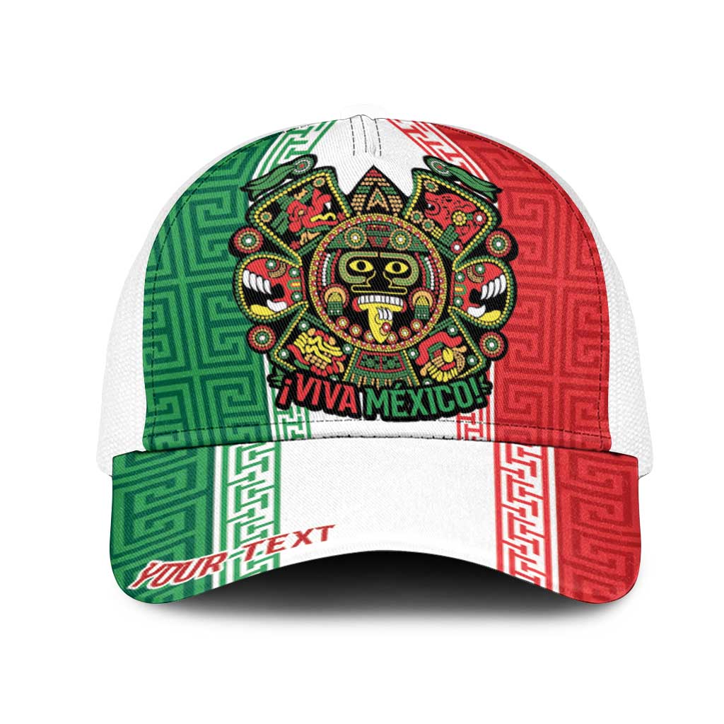 Personalized Mexico Aztec Eagle Heritage Mesh Trucker Cap iViva Mexico Canta y no llores