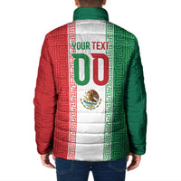 Custom Mexico Aztec Eagle Heritage Padded Jacket iViva Mexico Canta y no llores