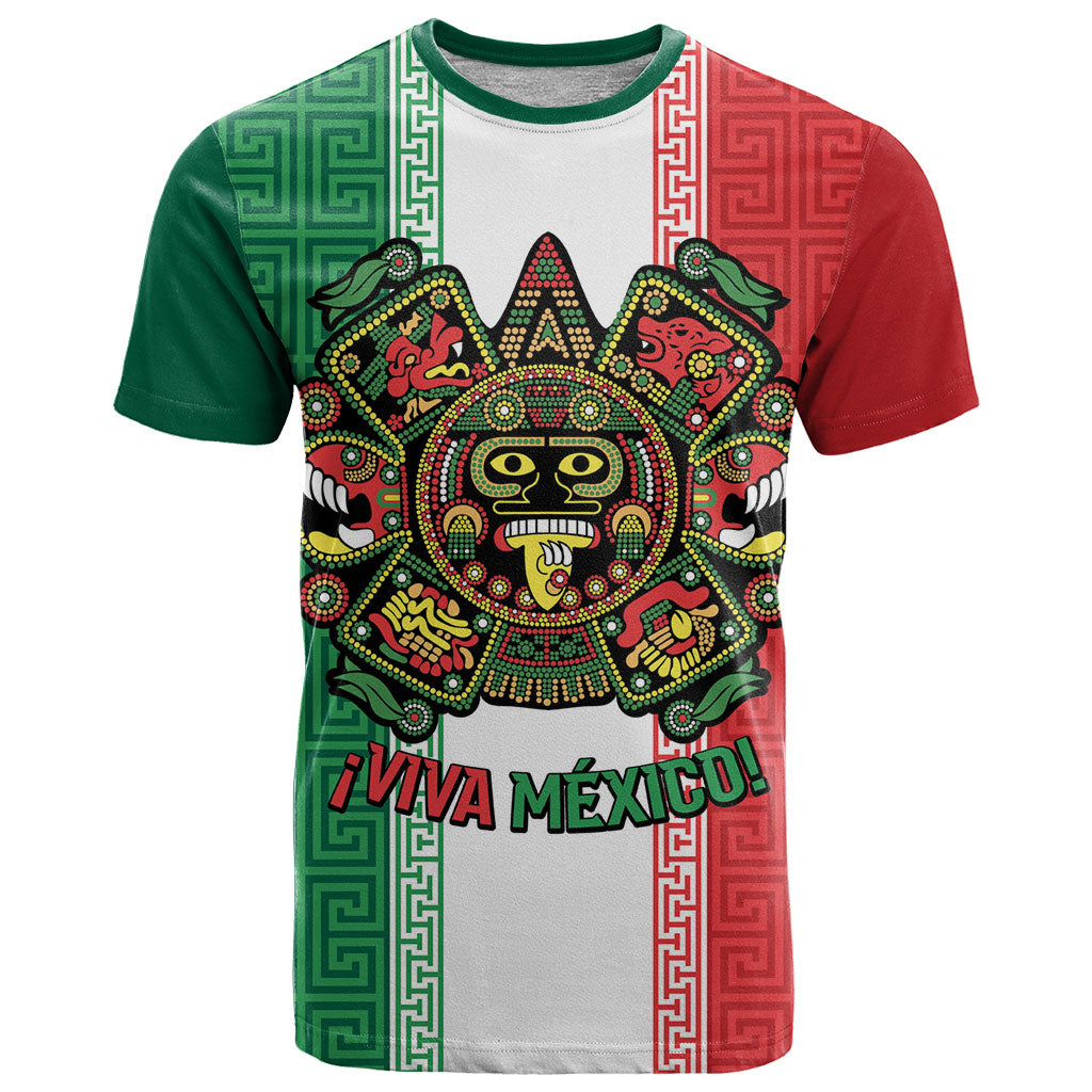 Custom Mexico Aztec Eagle Heritage T Shirt iViva Mexico Canta y no llores