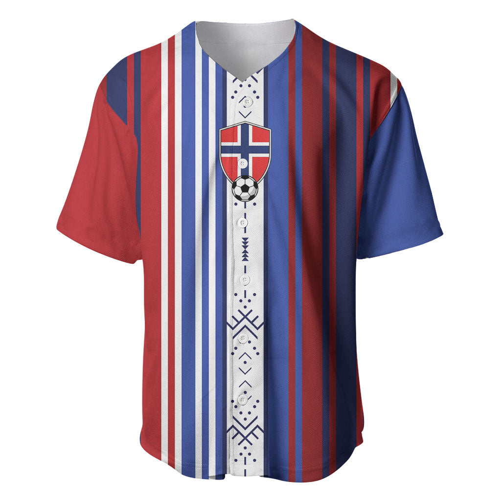 Custom Norway Nordic Heritage Baseball Jersey Retro Nordic Style Norwegian