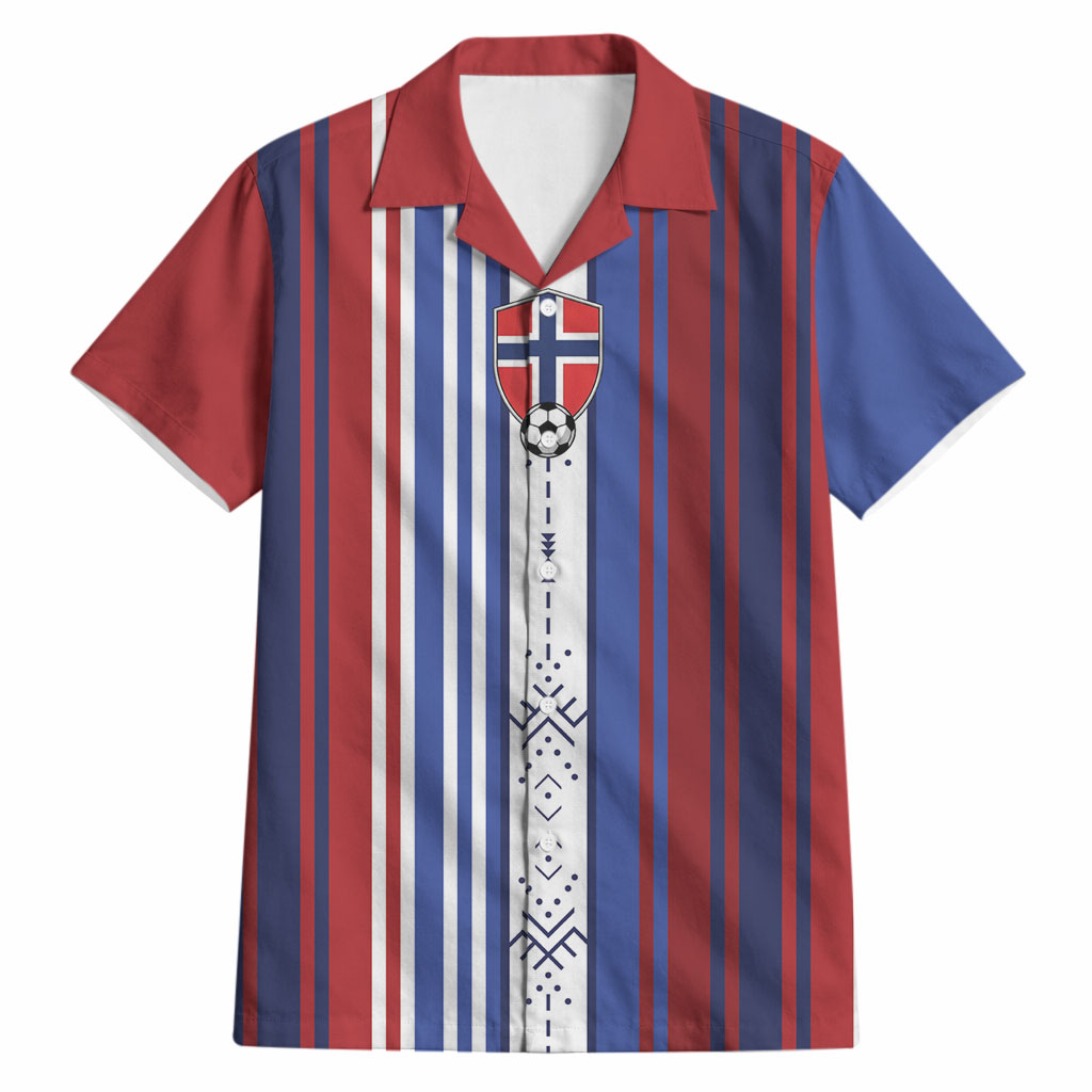 Custom Norway Nordic Heritage Hawaiian Shirt Retro Nordic Style Norwegian