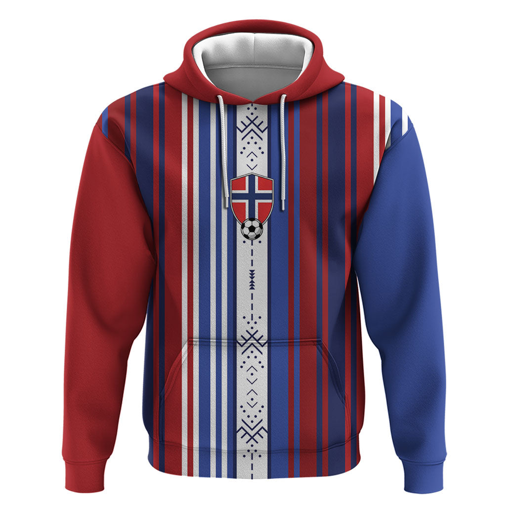 Custom Norway Nordic Heritage Hoodie Retro Nordic Style Norwegian