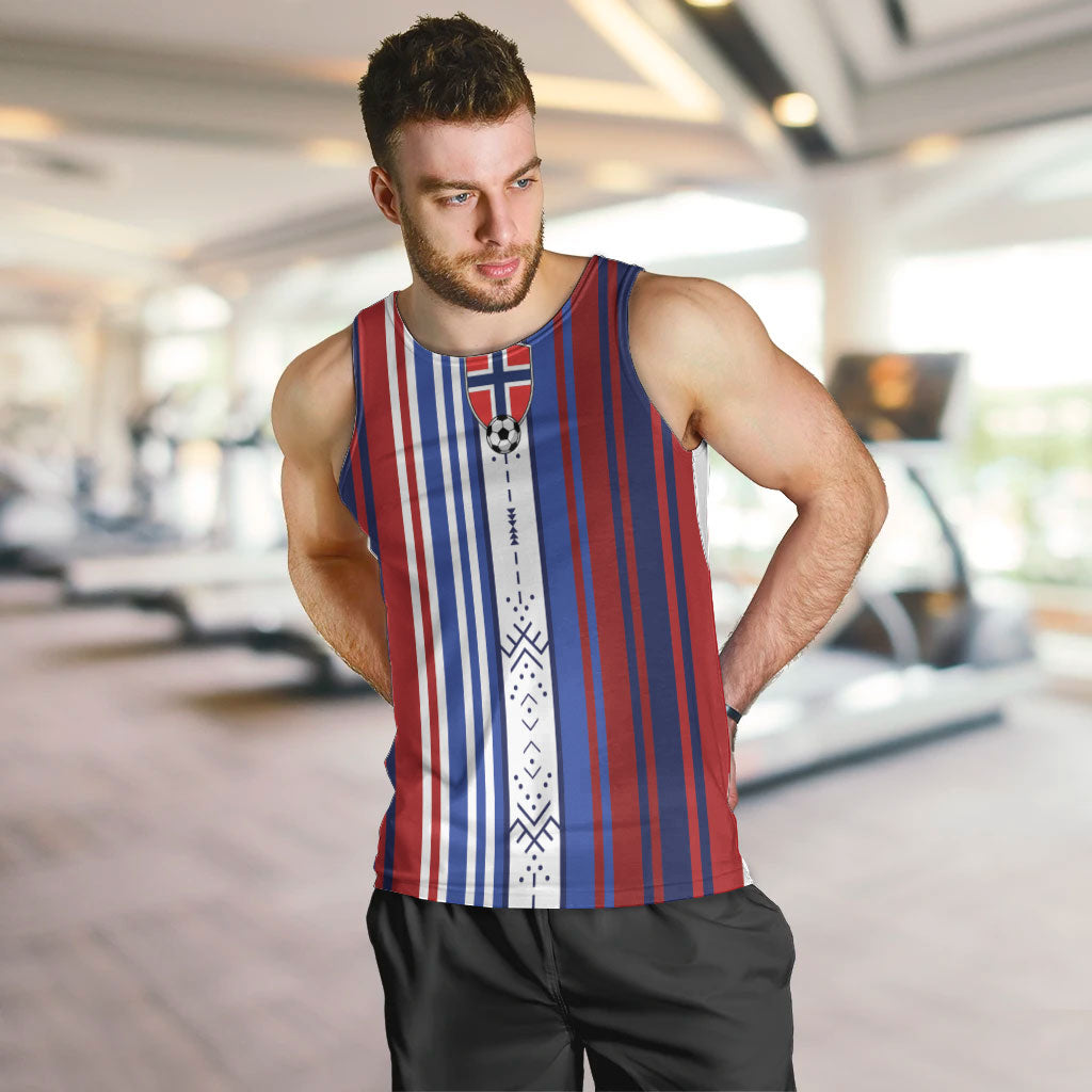 Custom Norway Nordic Heritage Men Tank Top Retro Nordic Style Norwegian