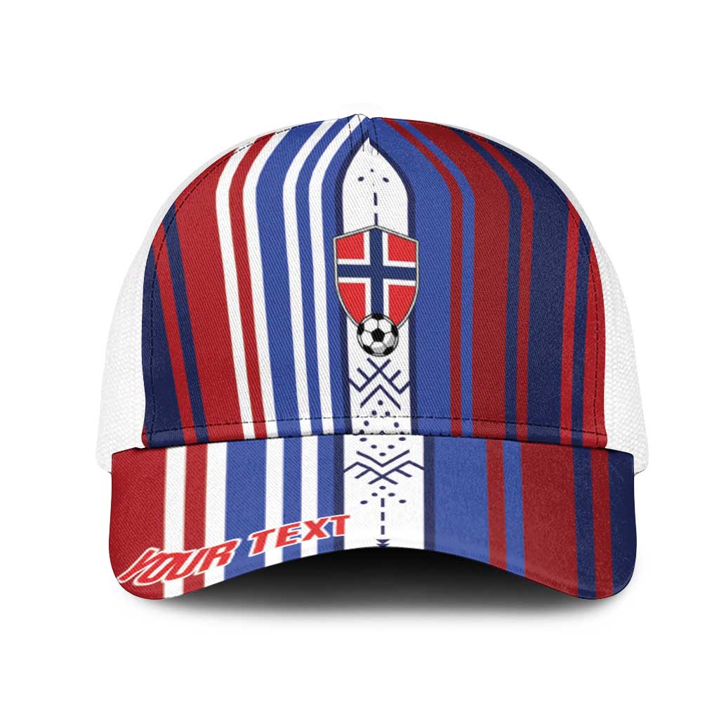 Personalized Norway Nordic Heritage Mesh Trucker Cap Retro Nordic Style Norwegian