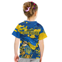 Ukraine Kid T Shirt Glory To Ukraine 32nd Independence Anniversary - Wonder Print Shop