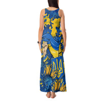 Ukraine Tank Maxi Dress Glory To Ukraine 32nd Independence Anniversary - Wonder Print Shop