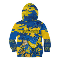 Personalised Ukraine Kid Hoodie Glory To Ukraine 32nd Independence Anniversary - Wonder Print Shop