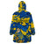 Personalised Ukraine Wearable Blanket Hoodie Glory To Ukraine 32nd Independence Anniversary - Wonder Print Shop