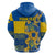 personalised-ukraine-hoodie-ukrainian-coat-of-arms-and-folk-sunflower