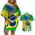 Brasil Couples Matching Off Shoulder Short Dress and Hawaiian Shirt Feliz Dia da Independencia LT9 - Wonder Print Shop