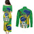 Brasil Couples Matching Puletasi Dress and Long Sleeve Button Shirts Feliz Dia da Independencia LT9 - Wonder Print Shop