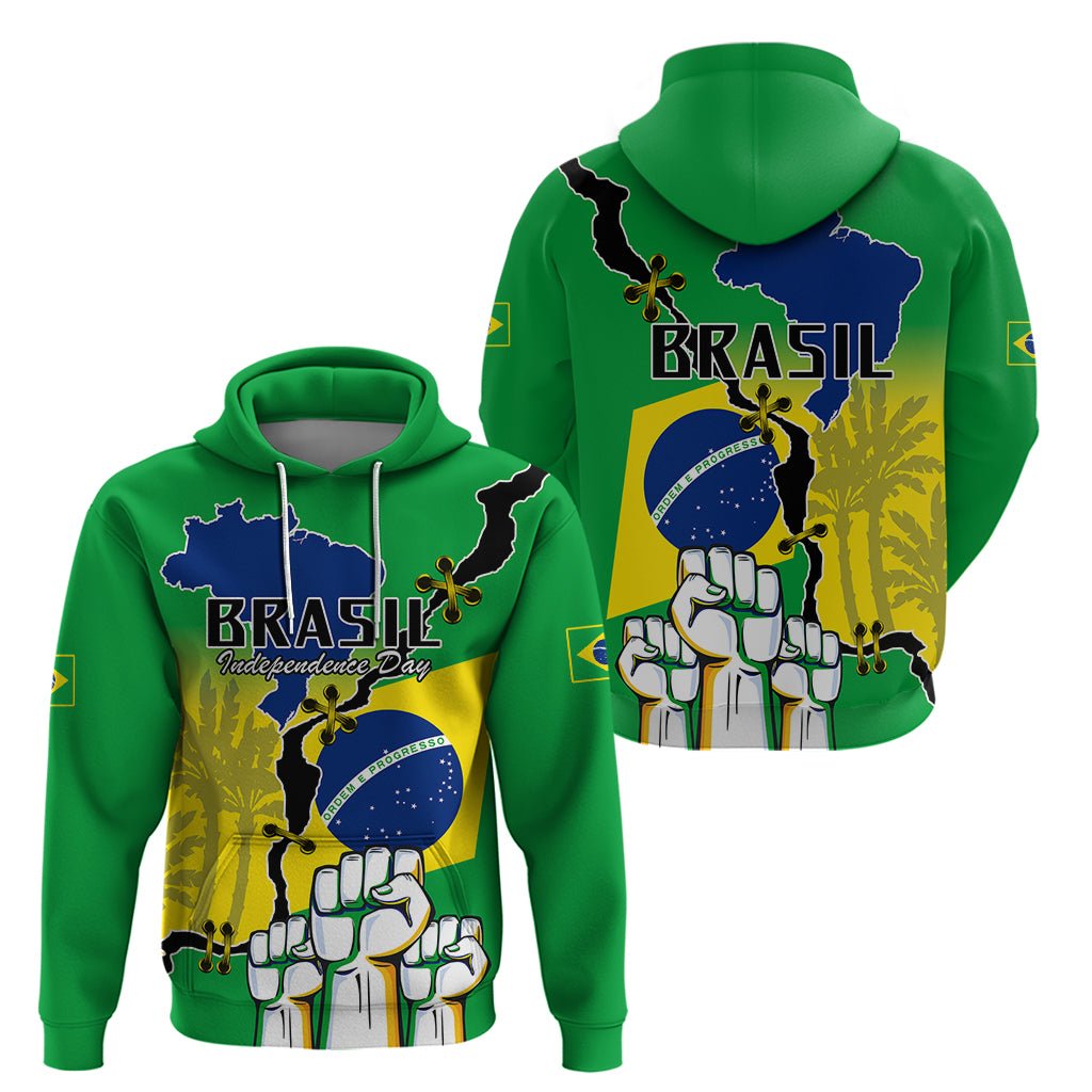 Brasil Hoodie Feliz Dia da Independencia - Wonder Print Shop