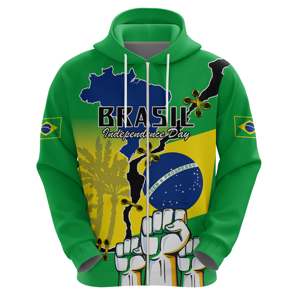 Brasil Hoodie Feliz Dia da Independencia - Wonder Print Shop