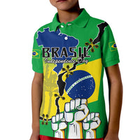 Brasil Kid Polo Shirt Feliz Dia da Independencia - Wonder Print Shop