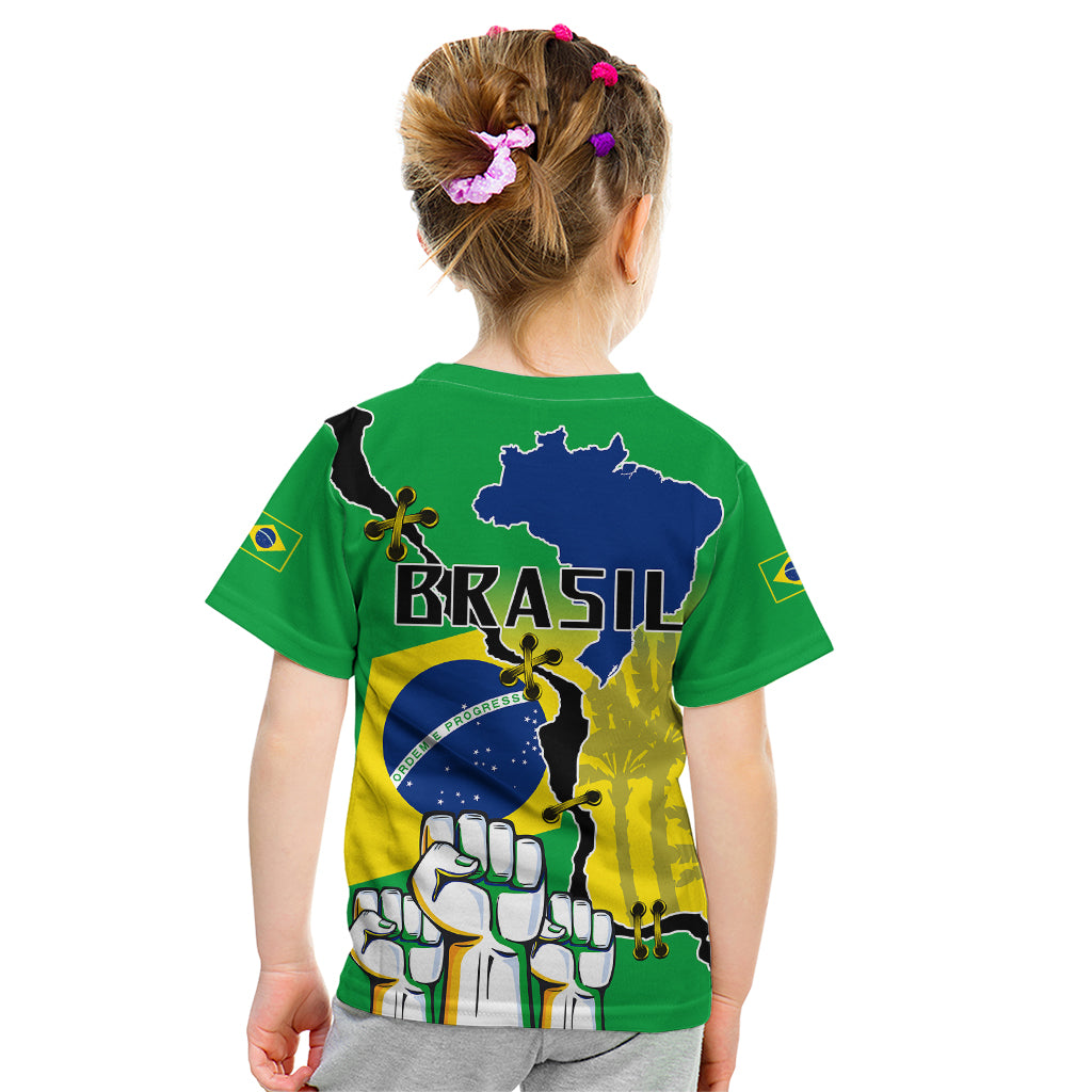 Brasil Kid T Shirt Feliz Dia da Independencia - Wonder Print Shop
