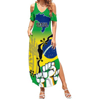 Brasil Summer Maxi Dress Feliz Dia da Independencia - Wonder Print Shop