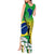 Brasil Tank Maxi Dress Feliz Dia da Independencia - Wonder Print Shop