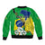 Personalised Brasil Bomber Jacket Feliz Dia da Independencia LT9 - Wonder Print Shop