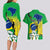 Personalised Brasil Couples Matching Long Sleeve Bodycon Dress and Hawaiian Shirt Feliz Dia da Independencia LT9 - Wonder Print Shop