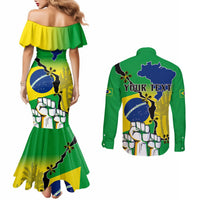 personalised-brasil-couples-matching-mermaid-dress-and-long-sleeve-button-shirts-feliz-dia-da-independencia