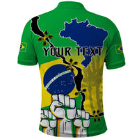 Personalised Brasil Polo Shirt Feliz Dia da Independencia - Wonder Print Shop