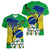Personalised Brasil Women V Neck T Shirt Feliz Dia da Independencia - Wonder Print Shop