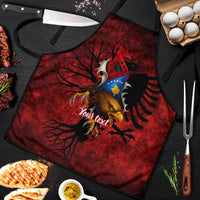 Personalized Kosova Albanian Roots Apron Kosova Albanian Eagle Flag - Wonder Print Shop